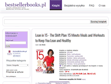 Tablet Screenshot of bestsellerbooks.pl